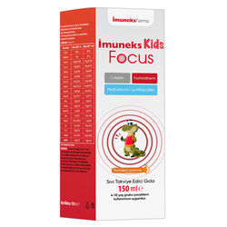 Imuneks - İmuneks Kids Focus Portakal Aromalı Sıvı Takviye Edici Gıda 150 ml