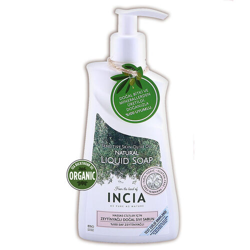 INCIA - INCIA Hassas Ciltler İçin Zeytinyağlı Doğal Sıvı Sabun 250 ml