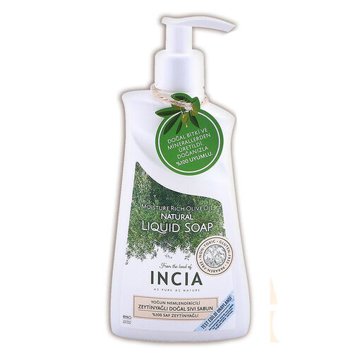INCIA - INCIA Yoğun Nemlendiricili Zeytinyağlı Doğal Sıvı Sabun 250 ml