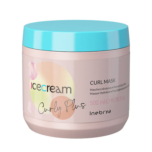 Inebrya - Inebrya Ice Cream Curl Plus Moisturizing Mask 500 ml