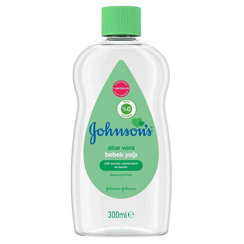 Johnson Johnson - Johnsons Baby Aloe Vera Bebek Yağı 300 ml