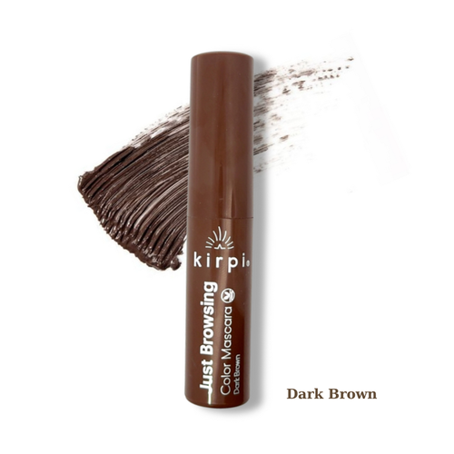 Kirpi Cosmetics - Kirpi Just Browsing Dark Brown Renkli Kaş Maskarası (Koyu Kahverengi) 6 ml