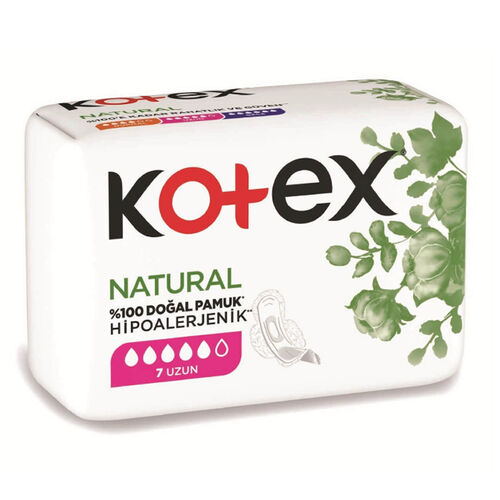 Kotex - Kotex Natural Hijyenik Ped Uzun - 7 Adet