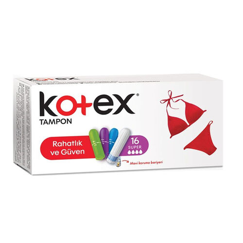 Kotex - Kotex Tampon Süper 16 Adet