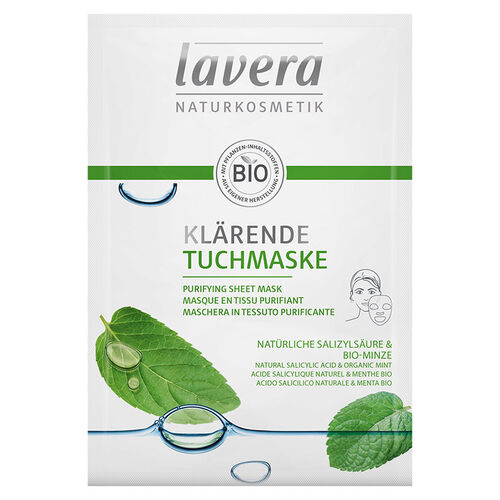 Lavera - Lavera Arındırıcı Kağıt Yüz Maskesi 21 ml