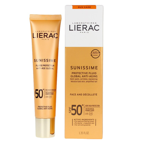 Lierac - Lierac Sunissime Anti Age Global Energizing Protective Fluid SPF50+ Güneş Kremi 40ml