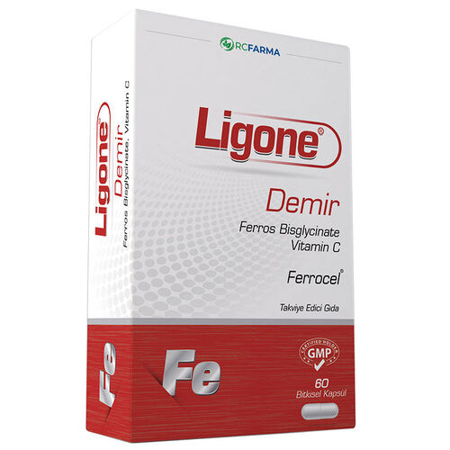 Ligone - Ligone Demir 60 Bitkisel Kapsül