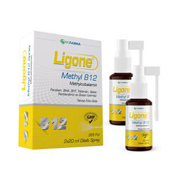 Ligone - Ligone Methyl B12 Methylcobalamin Takviye Edici Gıda Dilaltı Sprey 2x20 ml