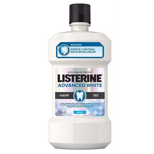 Listerine - Listerine Advanced White Hafif Tat Çalkalama Suyu 250 ml