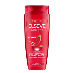 Elseve - Loreal Paris Elseve Color Vive 2'si 1Arada Renk Koruyucu Bakım Şampuanı 360 ml