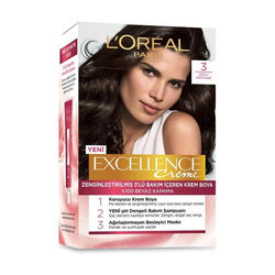 Loreal Paris - Loreal Paris Excellence Creme Saç Boyası 3 Koyu Kestane