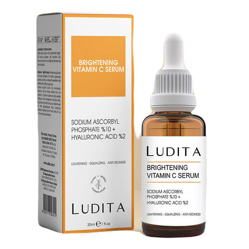 Ludita - Ludita Aydınlatıcı ve Renk Tonu Eşitlemeye Yardımcı C Vitamini Serumu 30 ml
