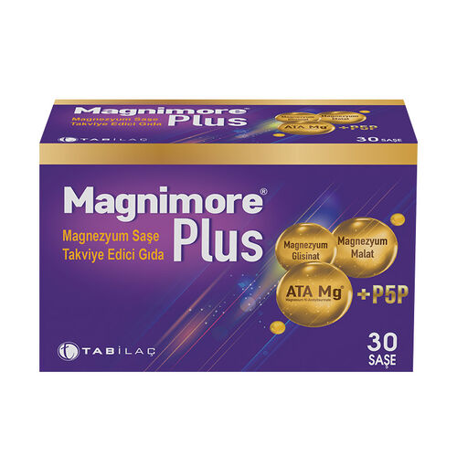 TAB İlaç Sanayi A.Ş - Magnimore Plus Takviye Edici Gıda 30 Saşe