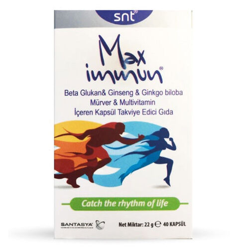 Max İmmun - Max Immun Takviye Edici Gıda 40 Kapsül
