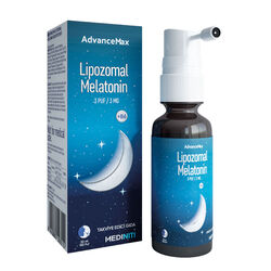 Mediniti - Mediniti AdvanceMax Lipozomal Melatonin Sprey + B6 30 ml