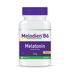 TAB İlaç Sanayi A.Ş - Melodien B6 Melatonin Takviye Edici Gıda 60 Tablet