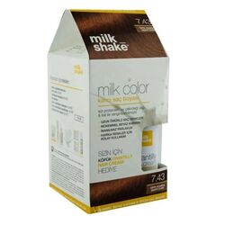 Milk Shake - Milk Shake Milk Color Kalıcı Saç Boyası 7.43 - KÖPÜK HEDİYE