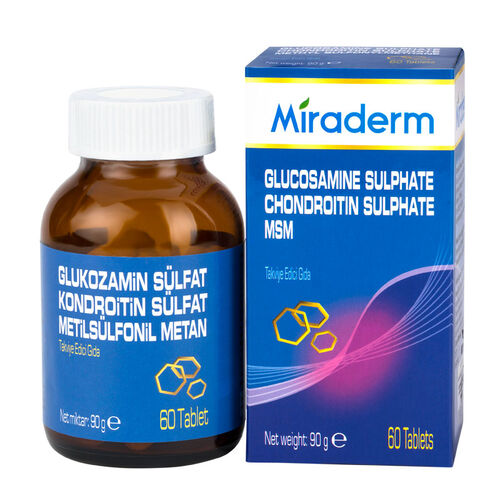 Miraderm - Miraderm Glucosamine 60 Tablet
