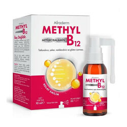 Miraderm - Miraderm Methylcobalamin B12 Takviye Edici Gıda 10 ml