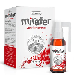 Miraderm - Miraderm Mirafer Demir İçeren Damla 30 ml