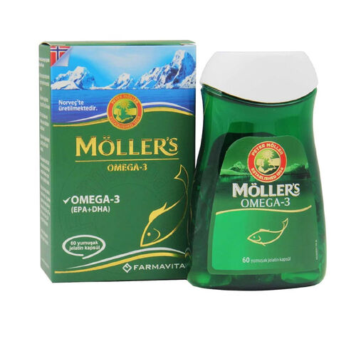 Möllers - Möllers Omega-3 Takviye Edici Gıda 60 Yumuşak Kapsül