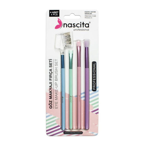 Nascita - Nascita Pratik 4lü Göz Makyajı Fırça Seti - 73