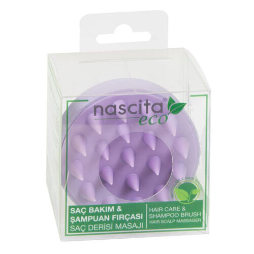 Nascita - Nascita Saç Bakım ve Şampuan Fırçası Lila