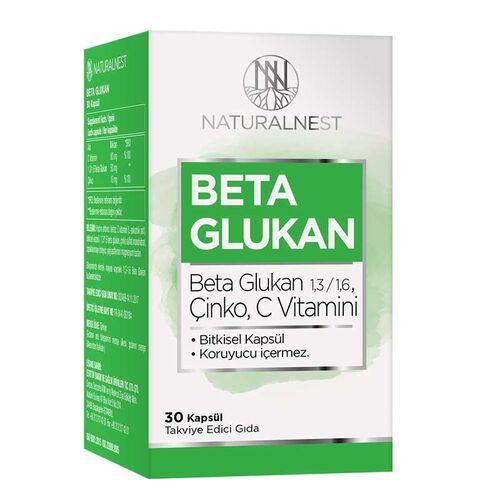 Naturalnest - Naturalnest Beta Glukan 30 Hard Kapsül