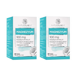 Naturalnest - Naturalnest Magnesium Plus Takviye Edici Gıda 2 x 60 Tablet