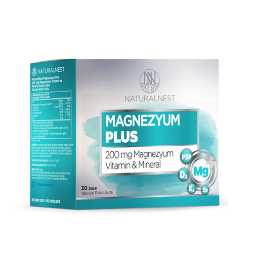 Naturalnest - Naturalnest Magnezyum Takviye Edici Gıda 30 Saşe