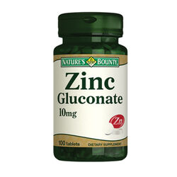 Natures Bounty - Natures Bounty Zinc Gluconate 10 mg 100 Tablet
