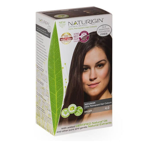 Naturigin - Naturigin Organik İçerikli Saç Boyası 4.0 Kahverengi