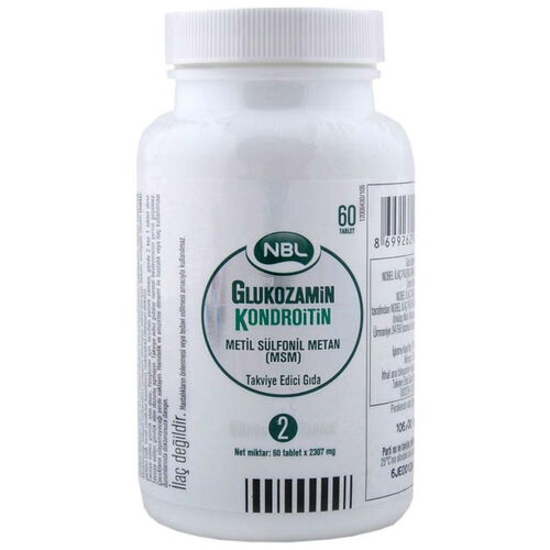 NBL - NBL Glukozamin Kondroitin MSM 60 Tablet