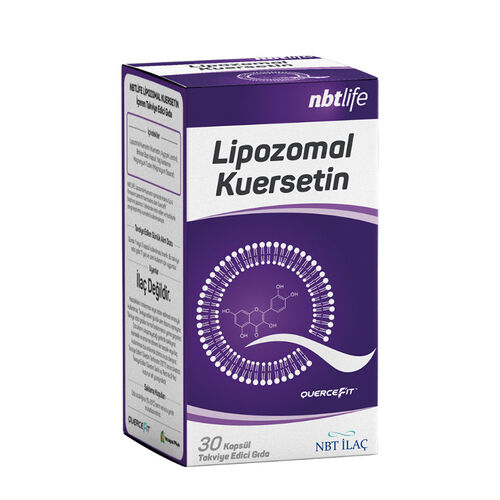 NBT Life - Nbt İlaç Lipozomal Kuersetin Takviye Edici Gıda 30 Kapsül