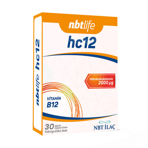 NBT Life - Nbt Life HC 12 Takviye Edici Gıda 30 Kapsül
