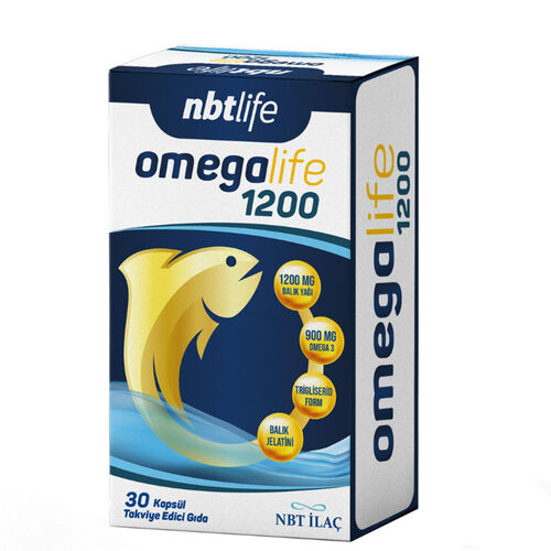 NBT Life - NBT Life Omegalife 1200 Omega 3 30 Kapsül
