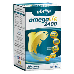 NBT Life - NBT Life Omegalife 2400 Omega 3 30 x 2 Combotech Kapsül