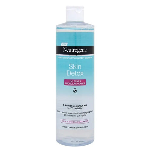 Neutrogena - Neutrogena Skin Detox Üç Etkili Micellar Water 400 ml