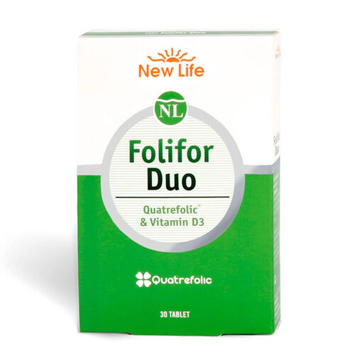 New Life - New Life Folifor Duo Vitamin D3 & Quatrefolic - 30 Tablet