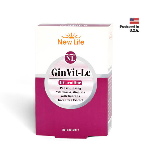 New Life - New Life GinVit-Lc Takviye Edici Gıda 30 Tablet