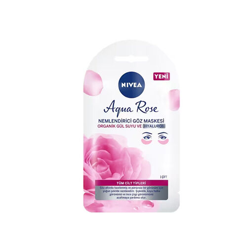 Nivea - Nivea Aqua Rose Nemlendirici Göz Maskesi 1 Çift