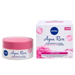 Nivea - Nivea Aqua Rose Nemlendirici Jel Krem 50 ml