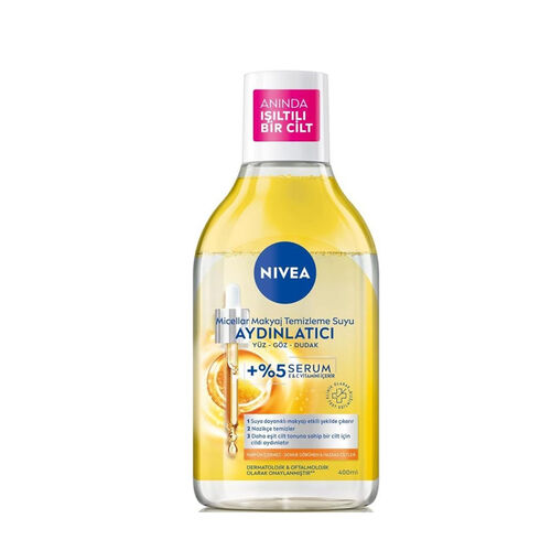 Nivea - Nivea Aydınlatıcı Micellar Makyaj Temizleme Suyu 400 ml