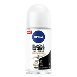 Nivea - Nivea Black White Invisible Antiperspirant Roll On 50 ml