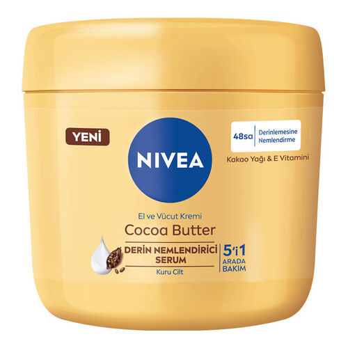 Nivea - Nivea Cocoa Butter El ve Vücut Kremi 400 ml
