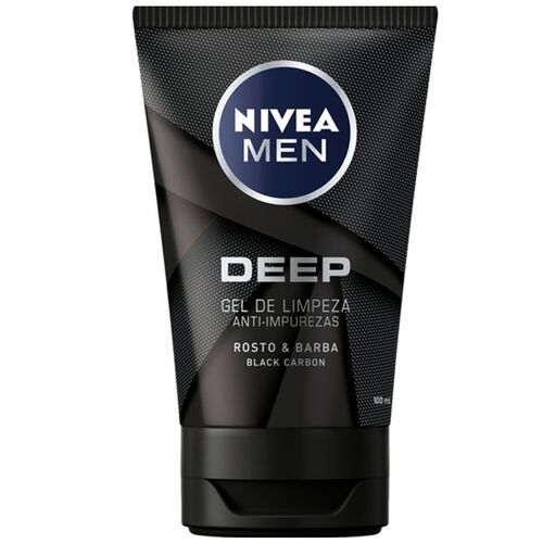 Nivea - Nivea Deep Dimension Yüz ve Sakal Yıkama Jeli 100 ml