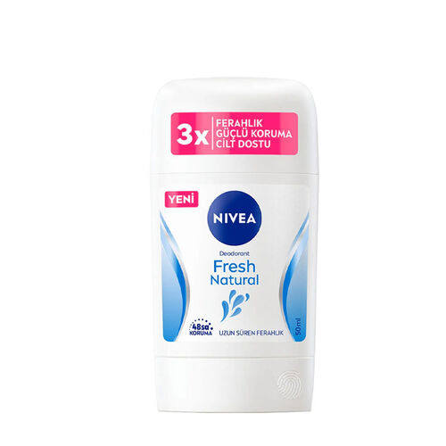 Nivea - Nivea Fresh Natural Kadın Stick Deodorant 50 ml