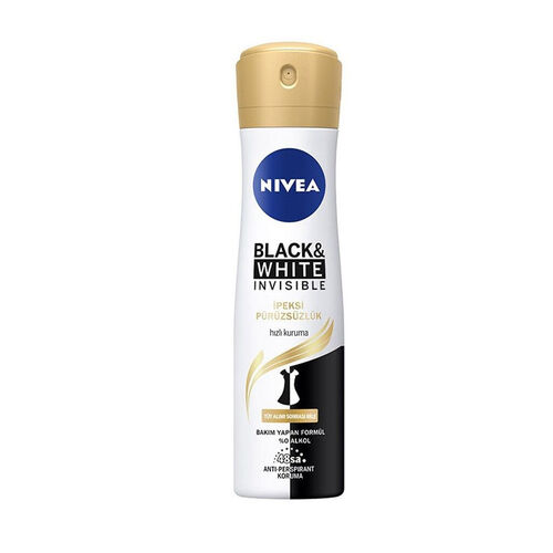 Nivea - Nivea Invisible Black-White Kadın Deodorant 150 ml