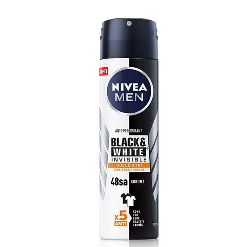 Nivea - Nivea Men Black- White Invisible Deodorant 150 ml