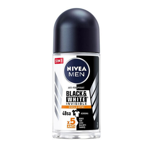 Nivea - Nivea Men Black-White Invisible Roll On 50 ml